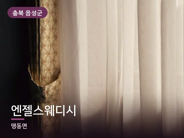 충북 음성군 엔젤스웨디시 — 아침 빛이 드는 방