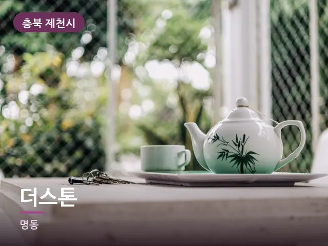 충북 제천시 더스톤 — 휴식 중의 차