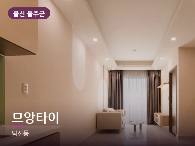 울산 울주군 므앙타이 — 오피스텔 실내