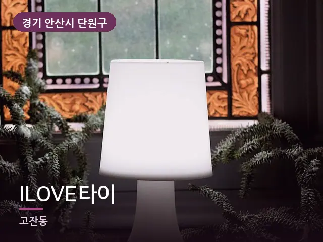 경기 안산시 단원구 ILOVE타이 — 머리맡 조명