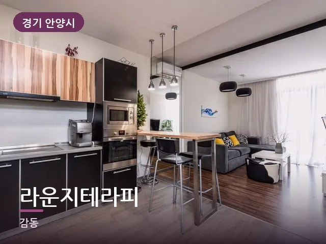 경기 안양시 라운지테라피 — 아파트 실내