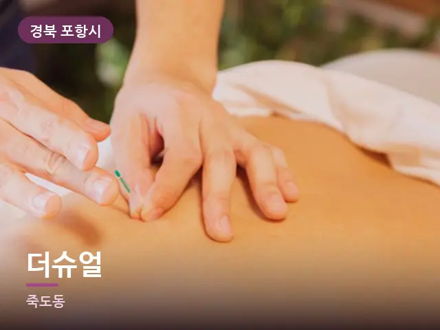 경북 포항시 더슈얼 — 관리사의 손