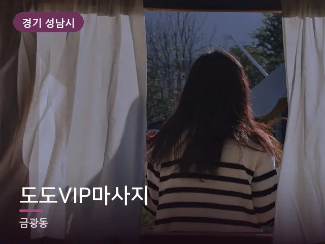 경기 성남시 도도VIP마사지 — 아침 빛이 드는 방