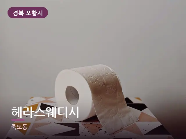 경북 포항시 헤라스웨디시 — 말아 둔 수건