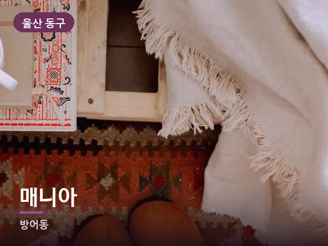 울산 동구 매니아 — 객실 슬리퍼