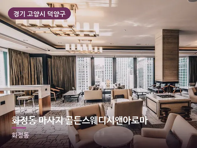 경기 고양시 덕양구 화정동 마사지 골든스웨디시앤아로마 — 호텔 스위트 내부