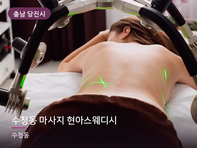 충남 당진시 수청동 마사지 현아스웨디시 — 등 관리 장면