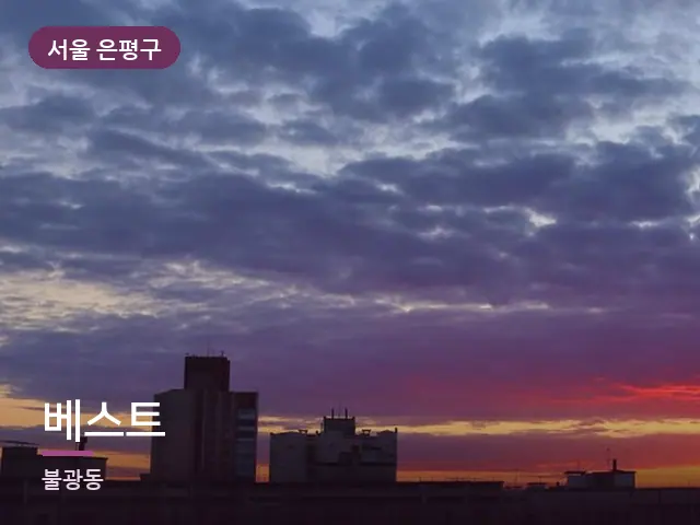 서울 은평구 베스트 — 저녁의 조용한 집