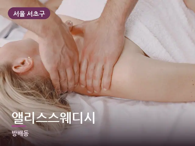 서울 서초구 앨리스스웨디시 — 이동식 마사지 베드