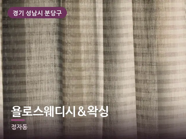 경기 성남시 분당구 욜로스웨디시&왁싱 — 아침 빛이 드는 방