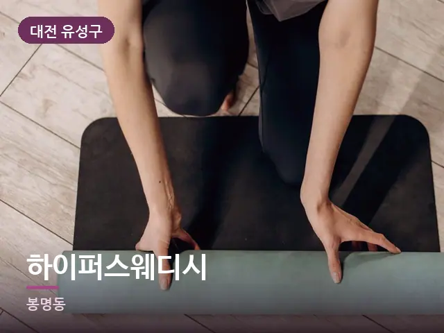 대전 유성구 하이퍼스웨디시 — 집 안의 매트