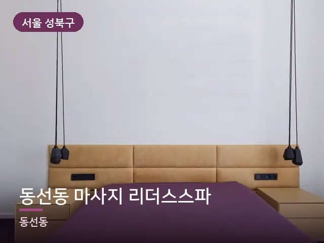 서울 성북구 동선동 마사지 리더스스파 — 흰색 미니멀 침실