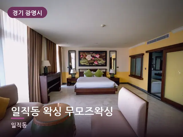 경기 광명시 일직동 왁싱 무모즈왁싱 — 호텔 스위트 내부