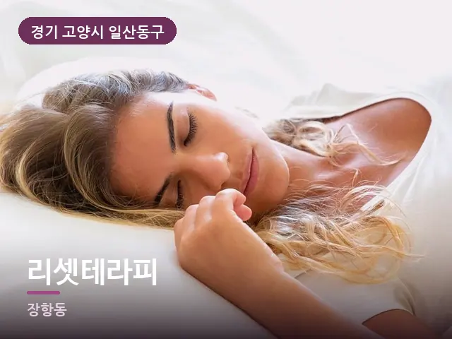 경기 고양시 일산동구 리셋테라피 — 흰 베개