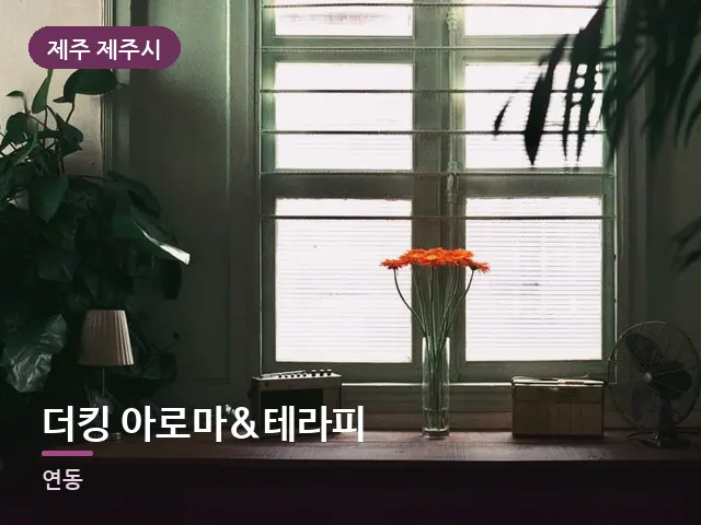 제주 제주시 더킹 아로마&테라피 — 창가의 식물