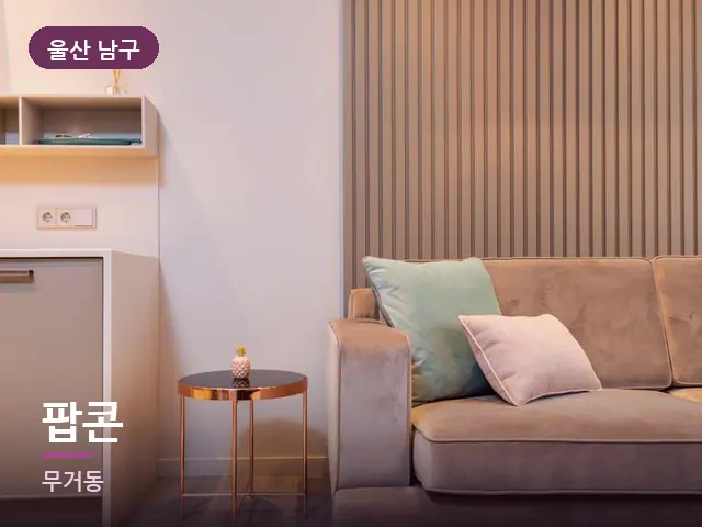 울산 남구 팝콘 — 아파트 실내