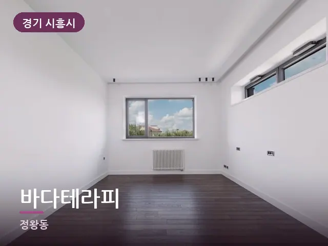 경기 시흥시 바다테라피 — 원목 바닥의 방
